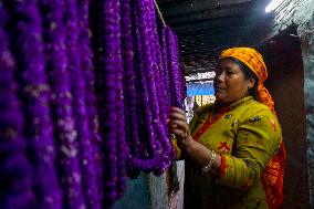 Tihar Preparation in Nepal